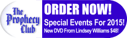 Click Here To Order - Special Events Scheduled for 2015 - DVD
